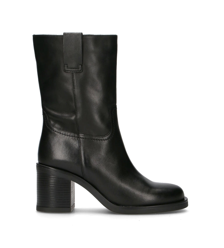 CARMENS Tronchetto donna nera in pelle