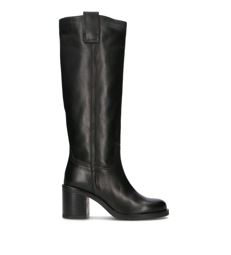 CARMENS Stivale donna nero in pelle