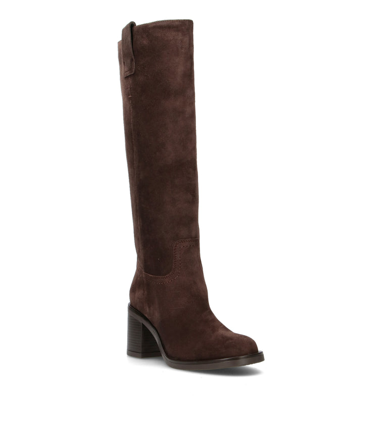 CARMENS Stivale donna marrone in suede