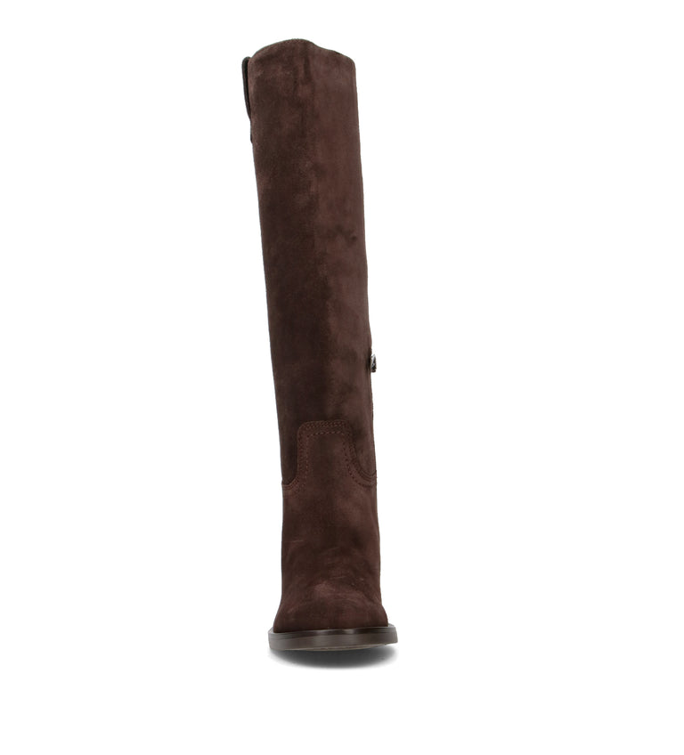 CARMENS Stivale donna marrone in suede