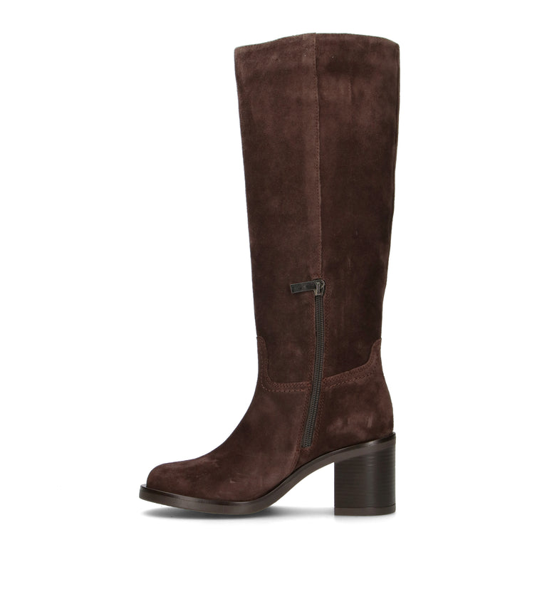CARMENS Stivale donna marrone in suede
