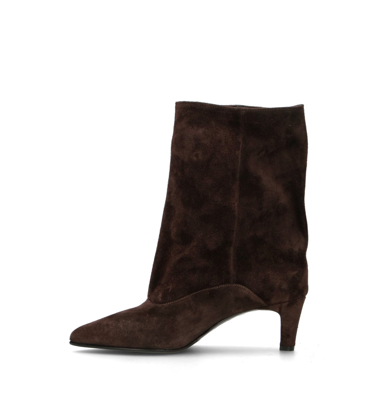 STRATEGIA Tronchetto donna ebano in suede