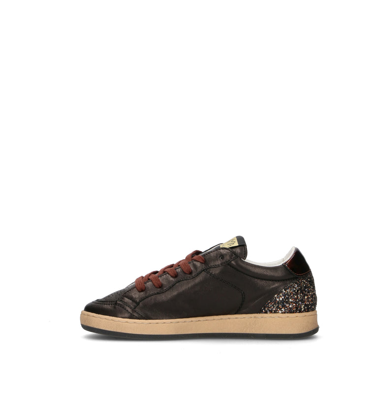 AMA-BRAND Sneaker donna nera in pelle