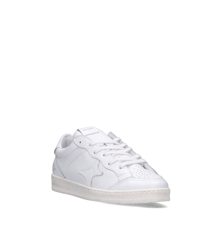 AMA-BRAND Sneaker uomo bianca in pelle