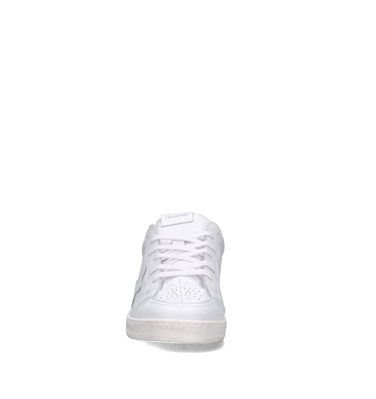 AMA-BRAND Sneaker uomo bianca in pelle