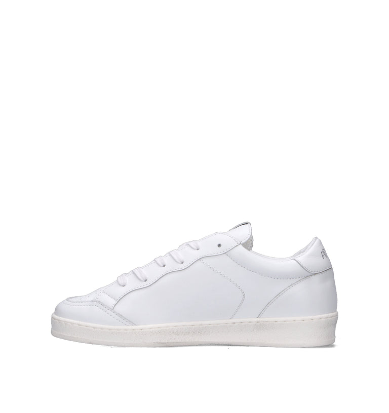 AMA-BRAND Sneaker uomo bianca in pelle