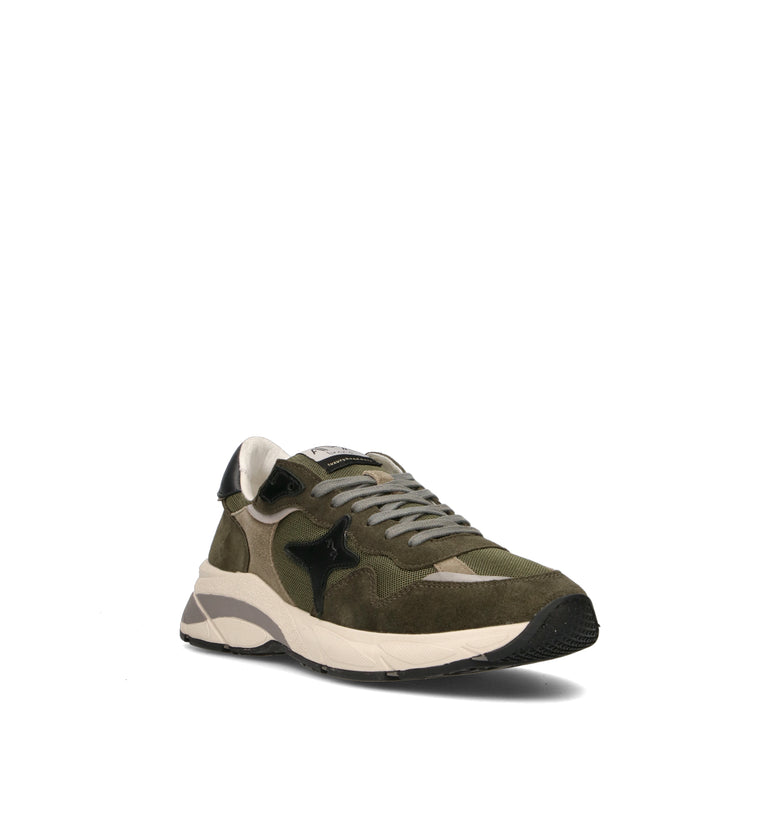 AMA-BRAND Sneaker uomo militare