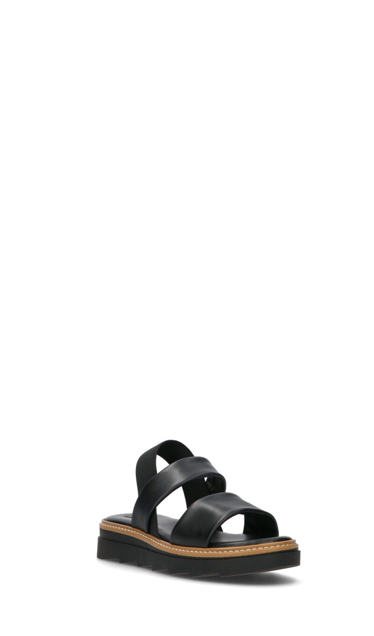 A.ENNIE Sandalo donna nero in pelle