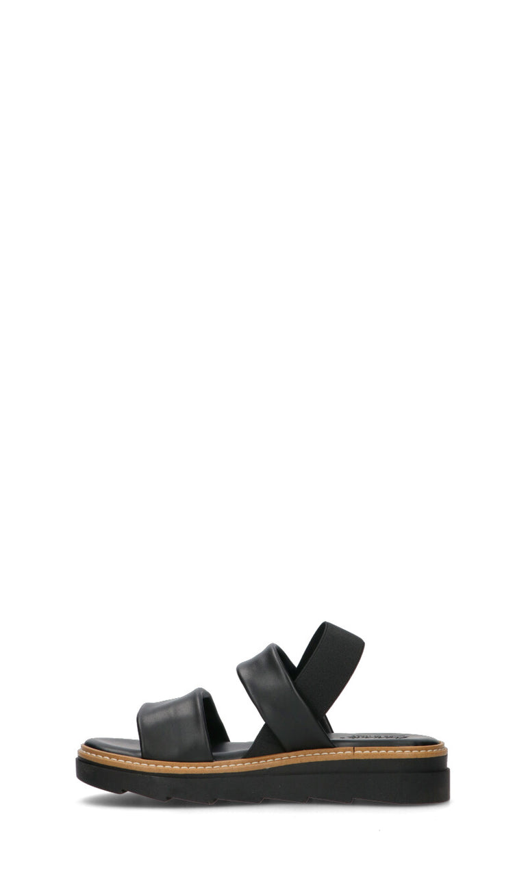 A.ENNIE Sandalo donna nero in pelle