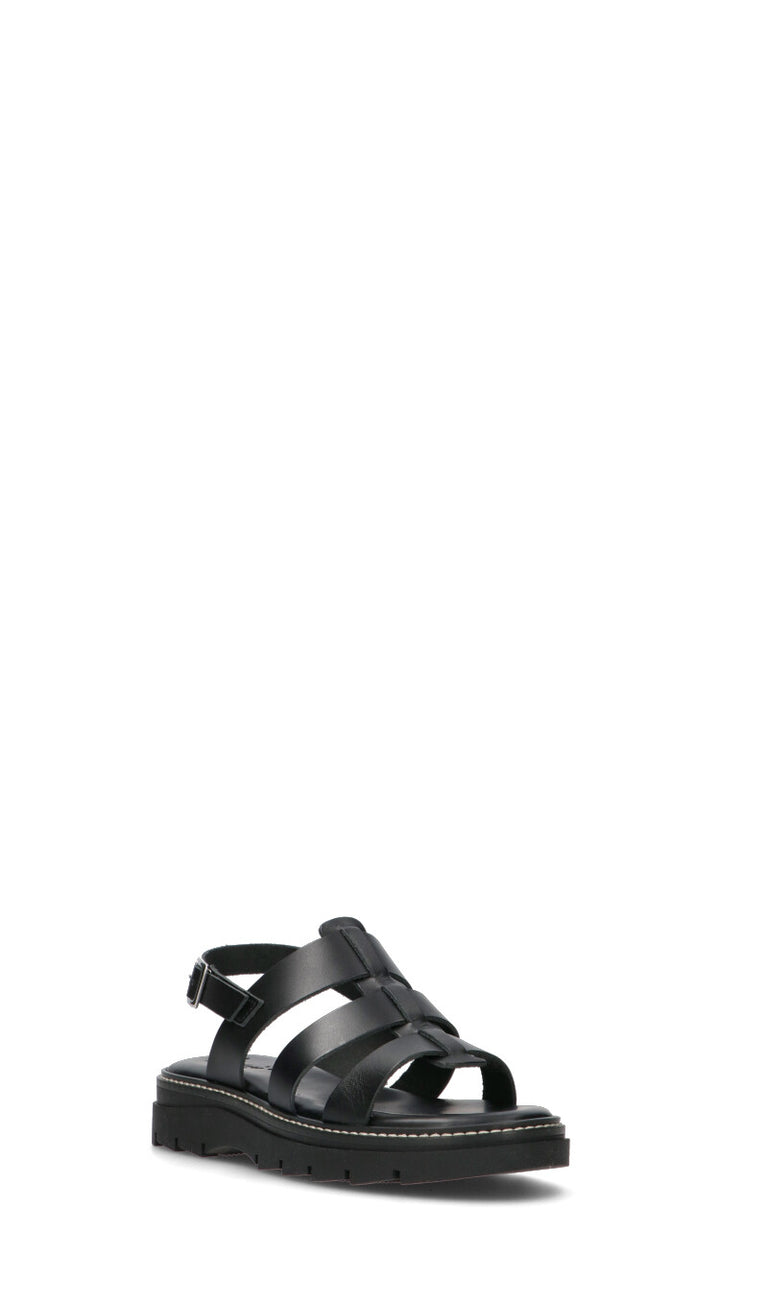 A.ENNIE Sandalo donna nero in pelle