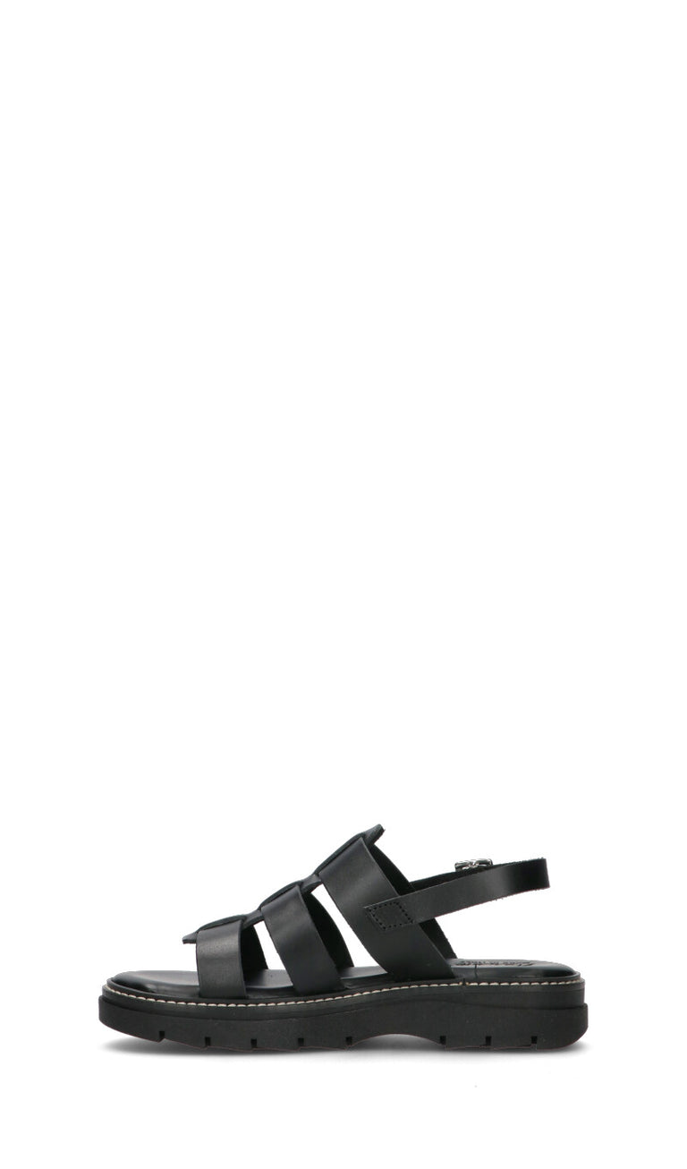 A.ENNIE Sandalo donna nero in pelle