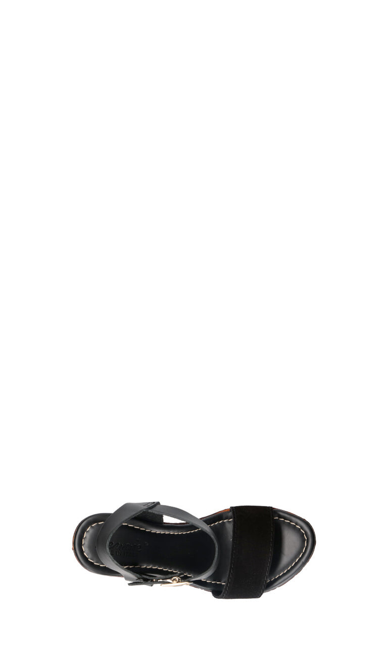A.ENNIE Sandalo donna nero in pelle