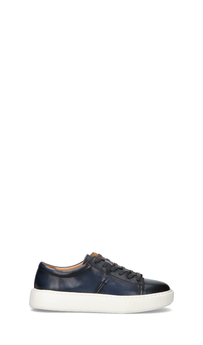 ALBERTO GUARDIANI Sneaker uomo blu in pelle