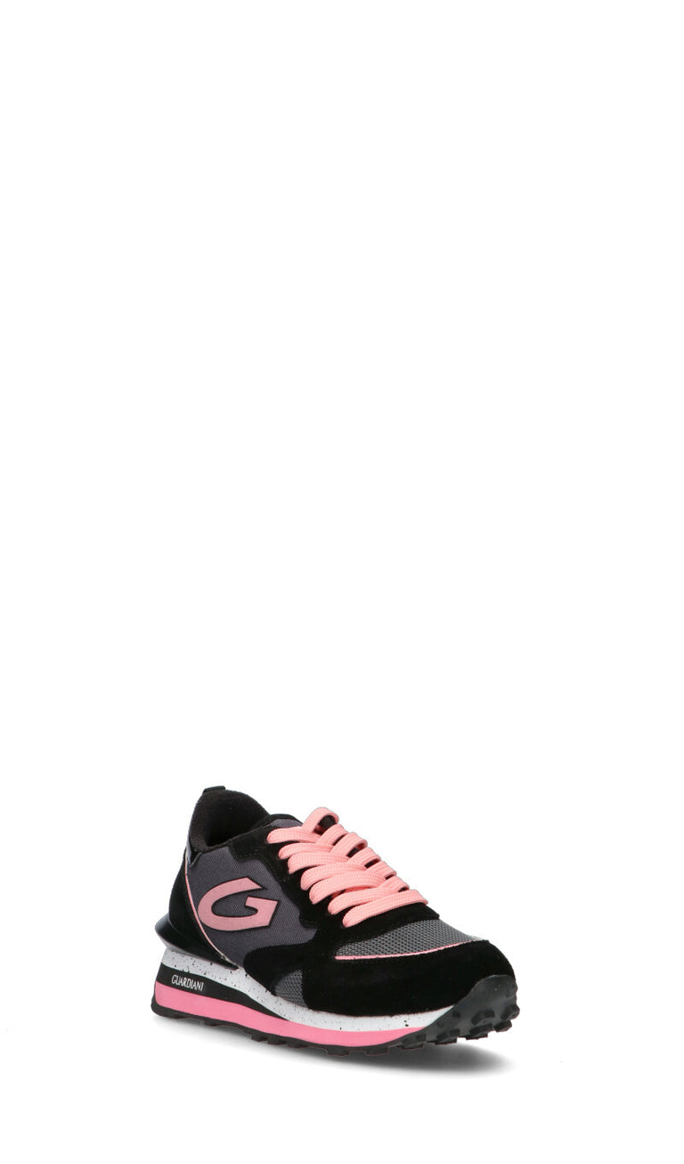 ALBERTO GUARDIANI Sneaker donna nera/rosa in pelle
