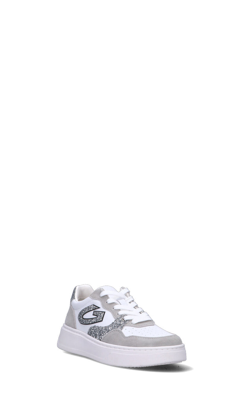 ALBERTO GUARDIANI Sneaker donna bianca/grigia/argento in suede