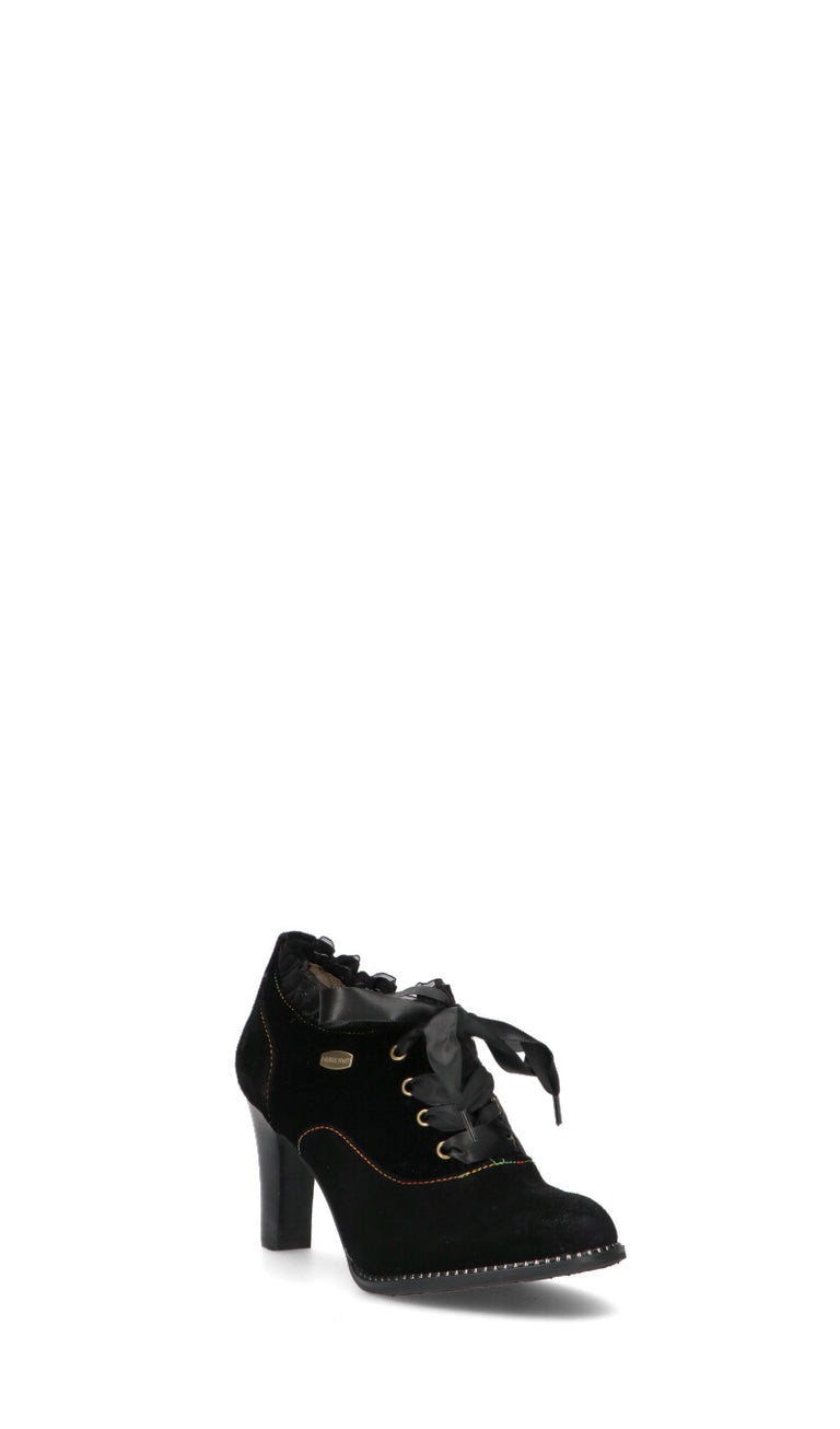 LAURA VITA Tronchetto donna nero in suede