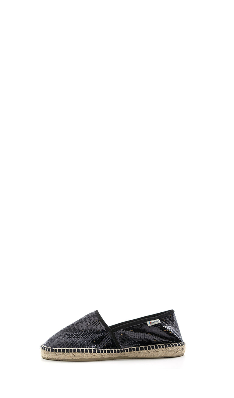 ESPADRILLES Espadrillas donna nero paillettes