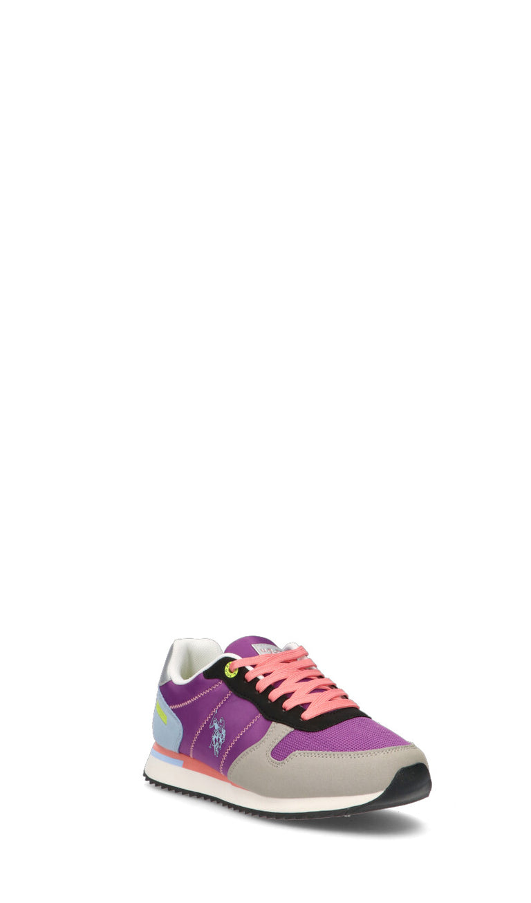 U.S. POLO ASSN. Sneaker donna viola/azzurra/grigia