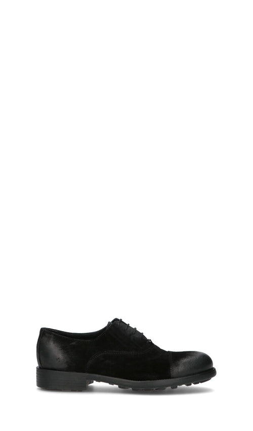 ANTICO MASTRO Stringata uomo nera in suede