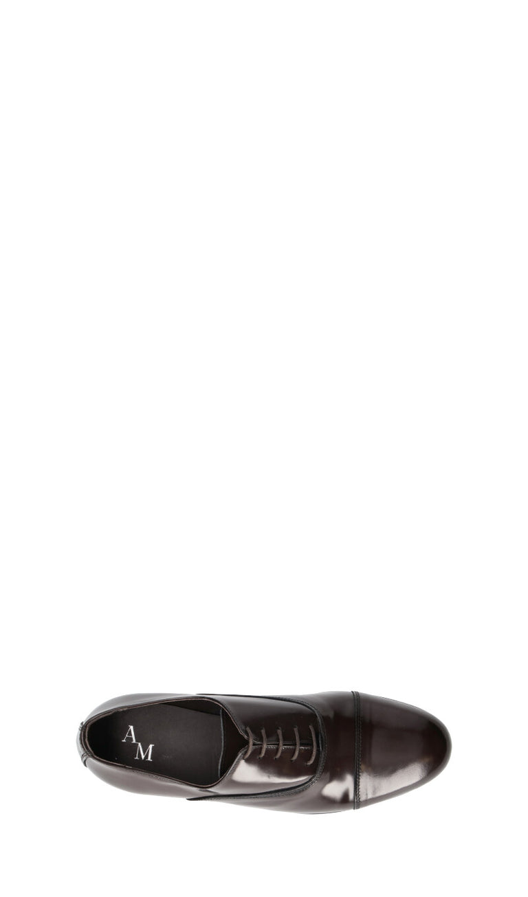 ANTICO MASTRO Stringata uomo testa di moro in pelle