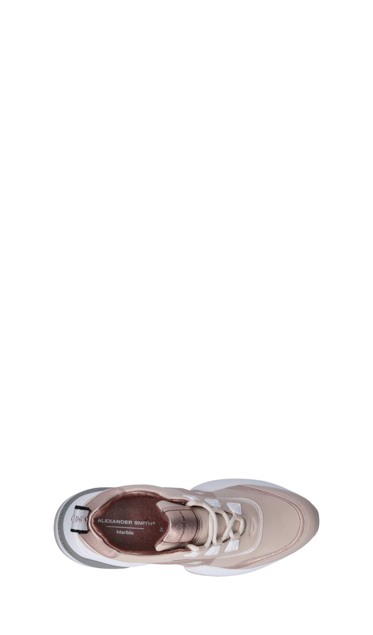 ALEXANDER SMITH Sneaker donna beige/grigia/rosa/bianca