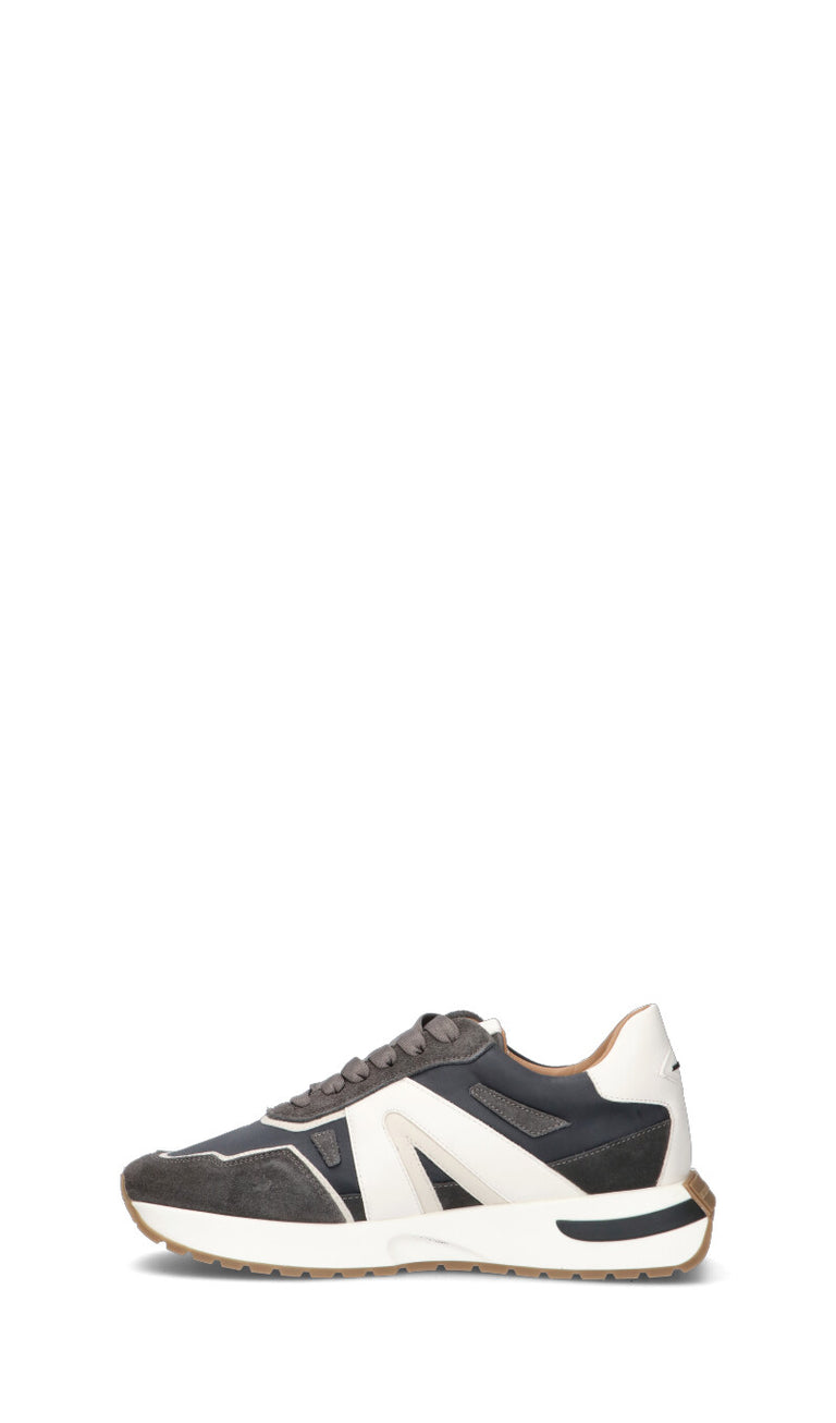 ALEXANDER SMITH Sneaker uomo grigia in suede