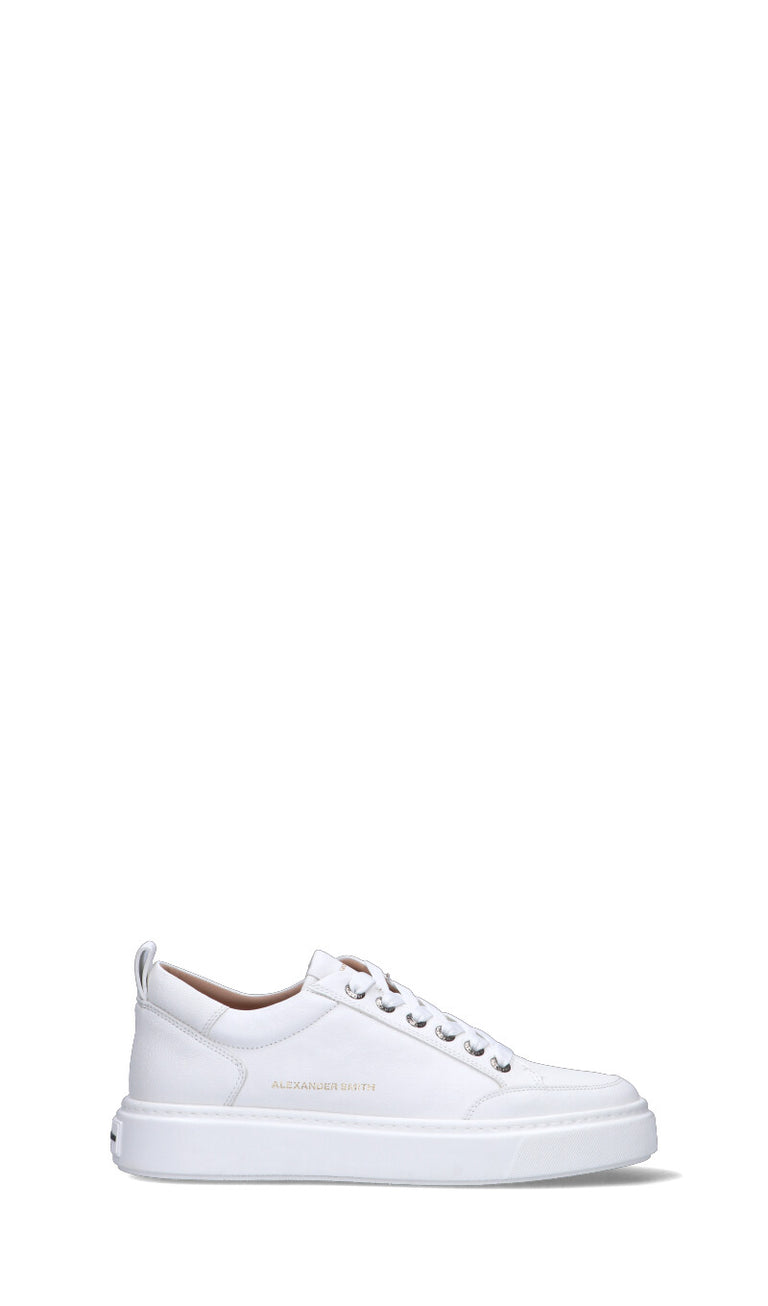 ALEXANDER SMITH Sneaker uomo bianca in pelle