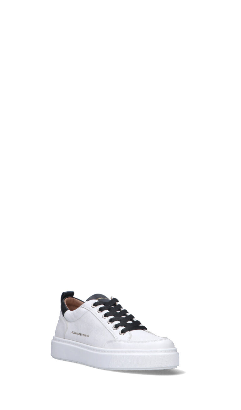 ALEXANDER SMITH Sneaker uomo bianca in pelle