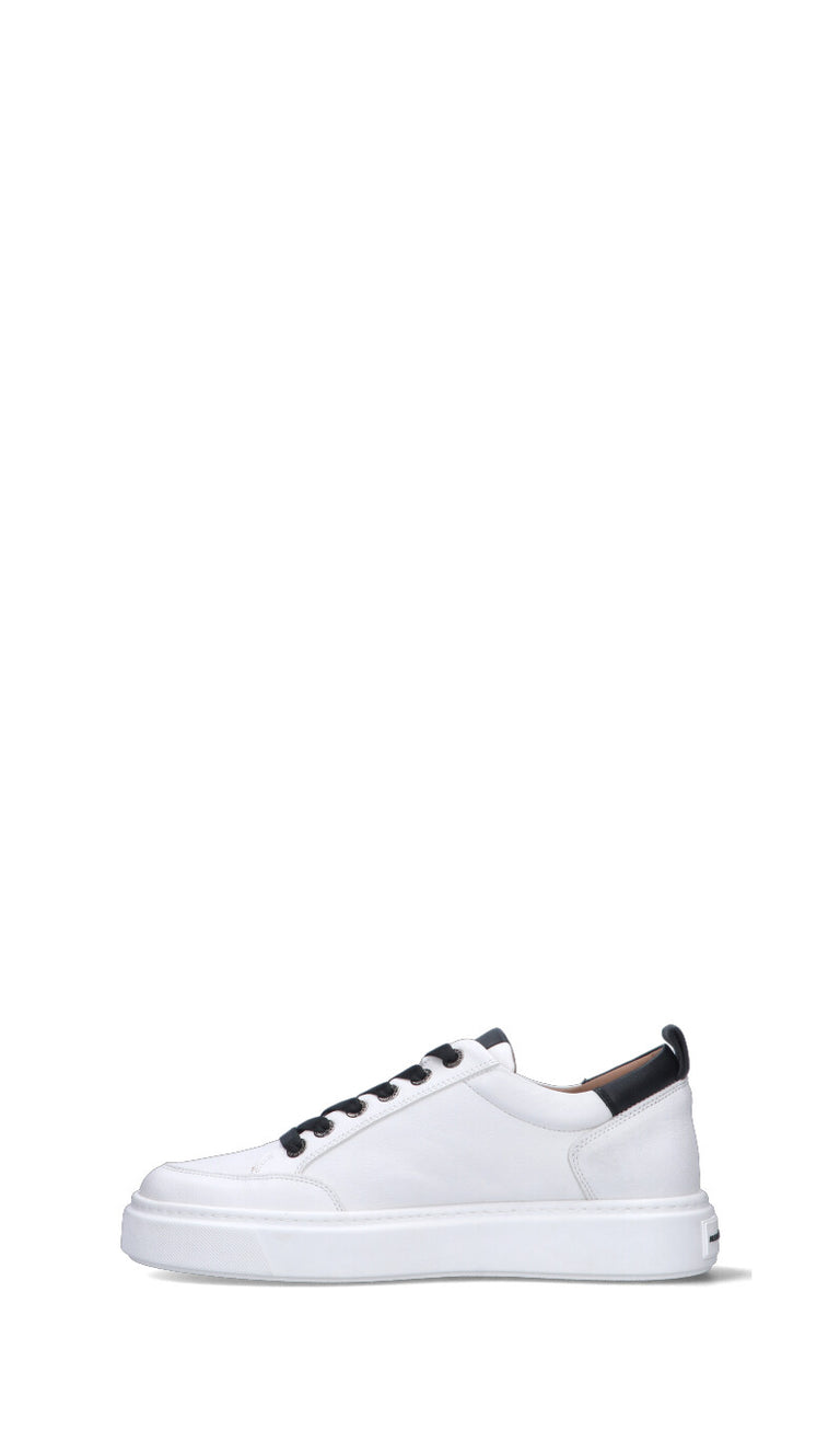 ALEXANDER SMITH Sneaker uomo bianca in pelle