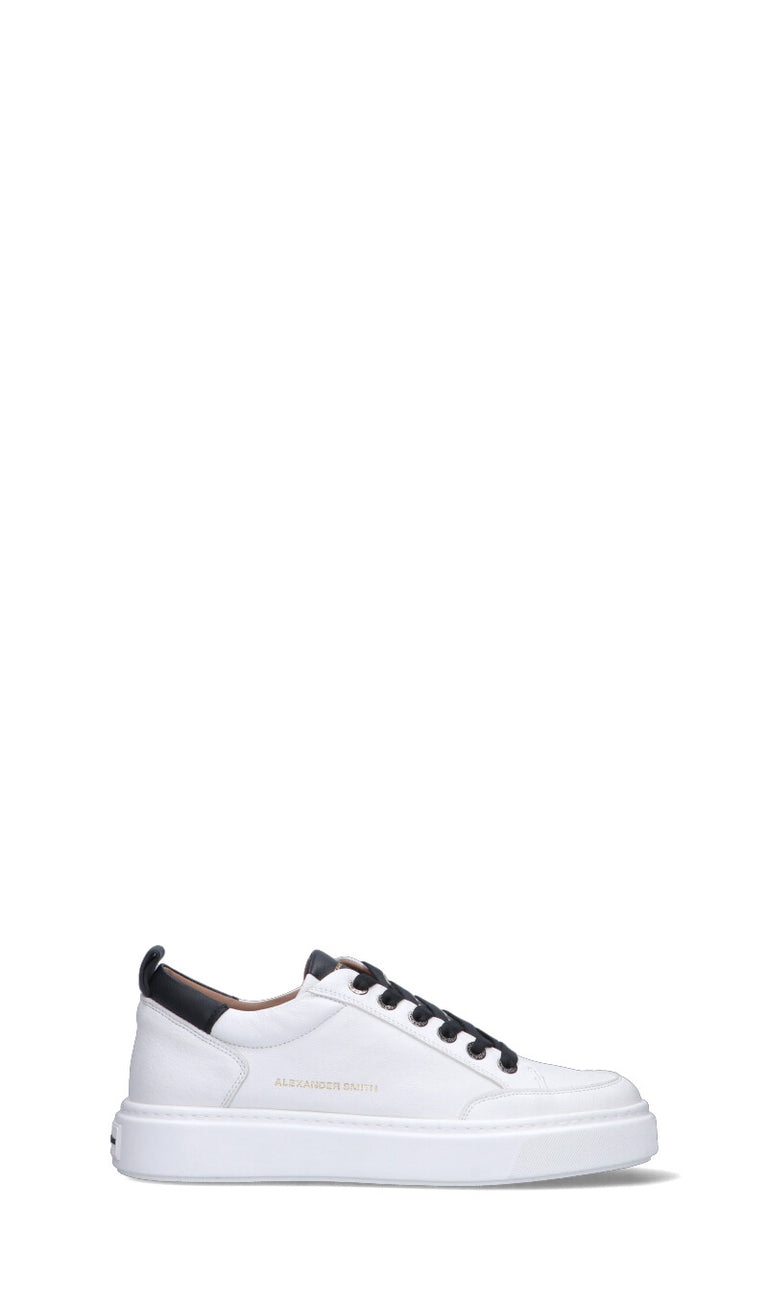 ALEXANDER SMITH Sneaker uomo bianca in pelle