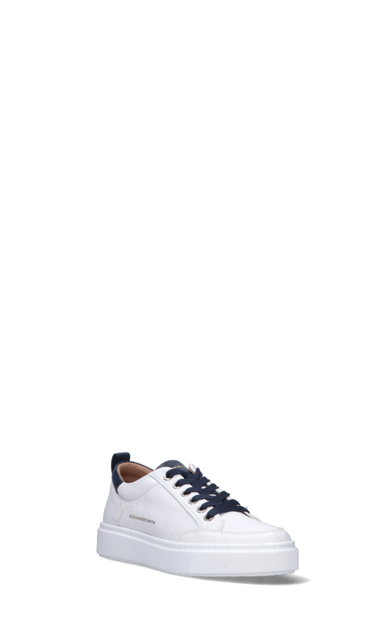 ALEXANDER SMITH Sneaker uomo bianca in pelle