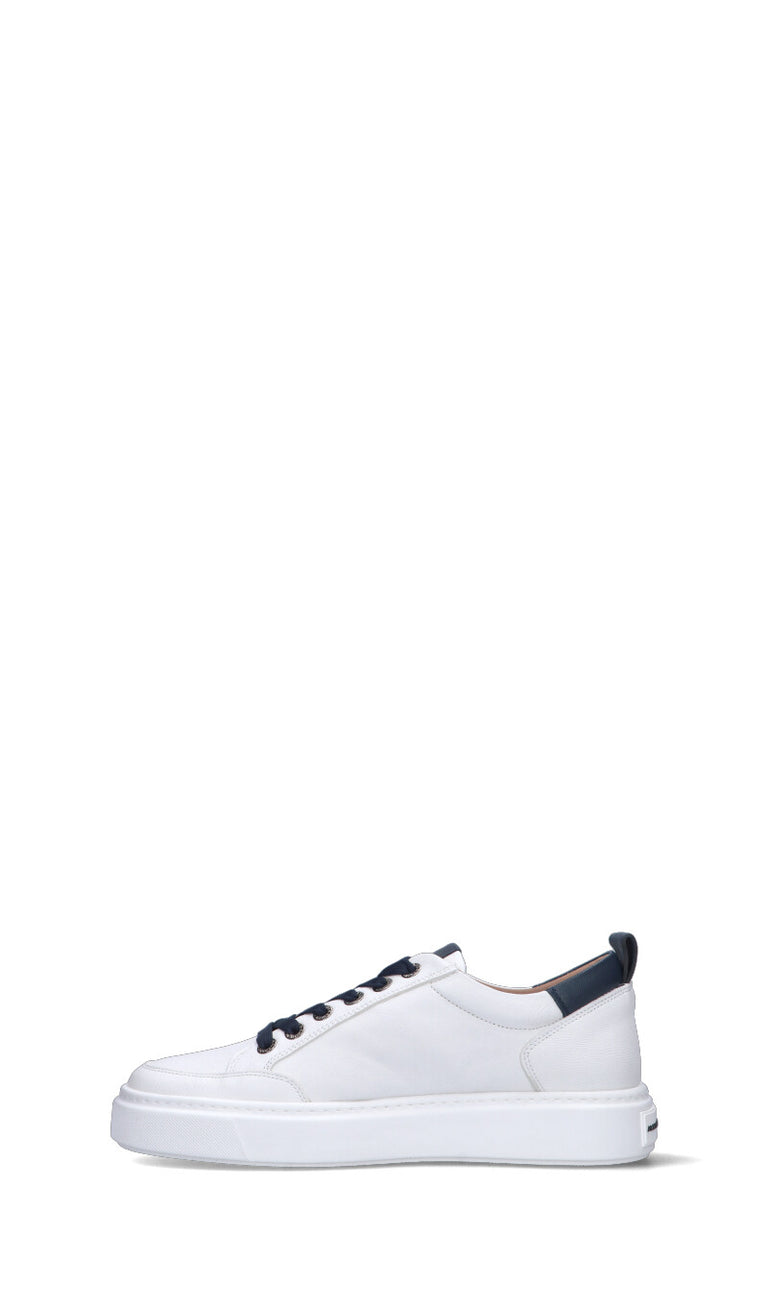 ALEXANDER SMITH Sneaker uomo bianca in pelle