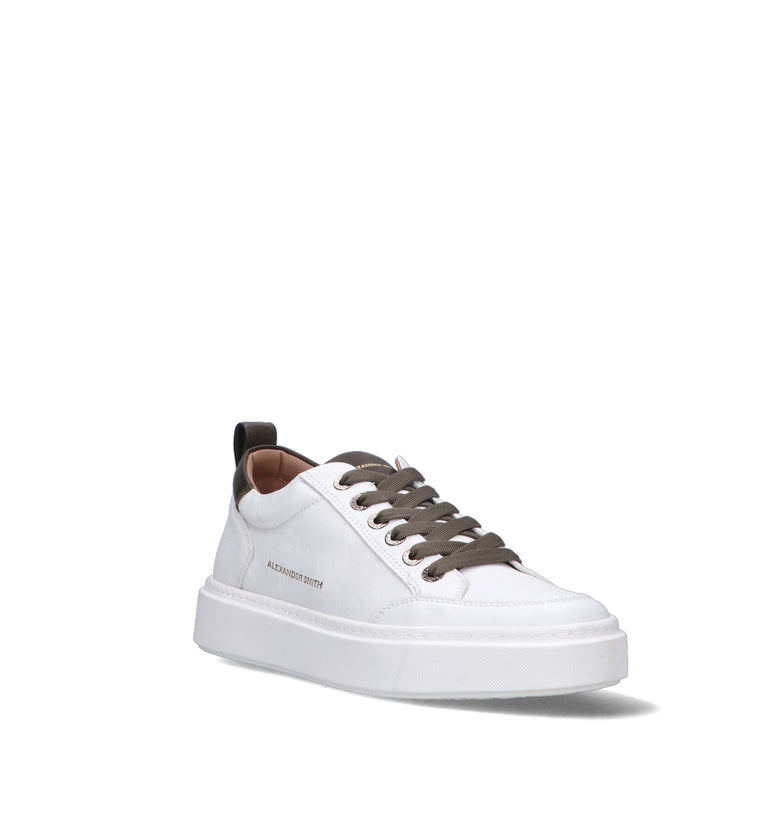 ALEXANDER SMITH Sneaker uomo bianca/marrone