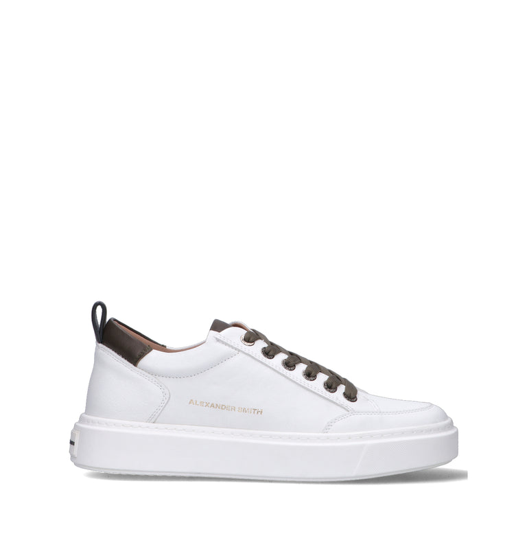 ALEXANDER SMITH Sneaker uomo bianca/marrone