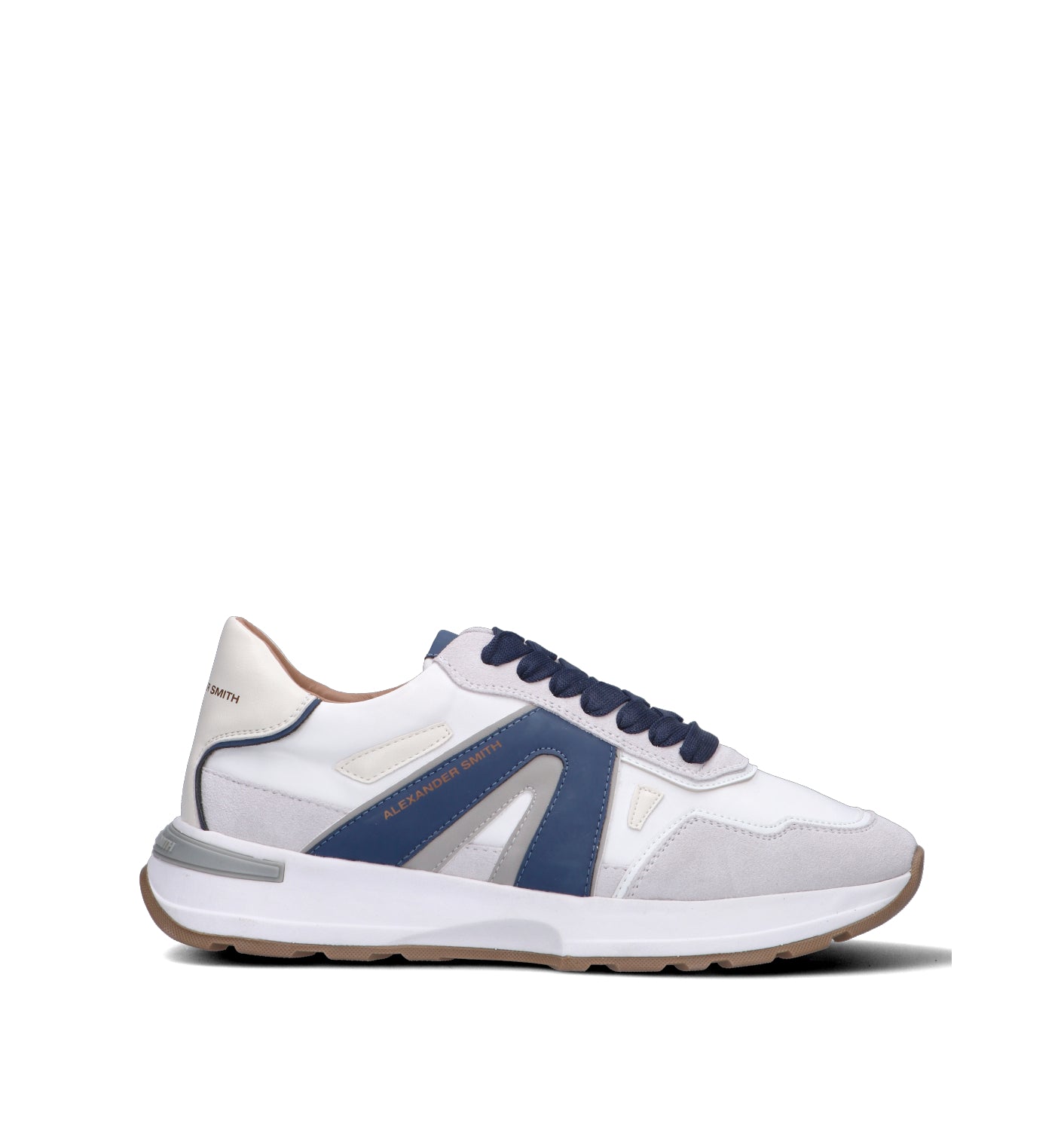 ALEXANDER SMITH Sneaker uomo bianca/blu – Quellogiusto