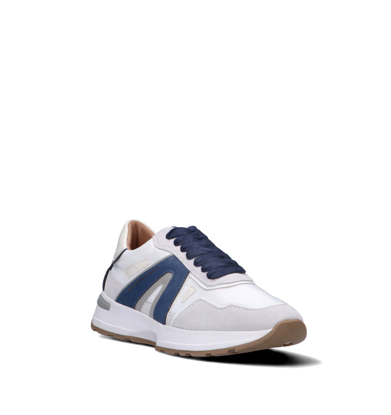 ALEXANDER SMITH Sneaker uomo bianca/blu
