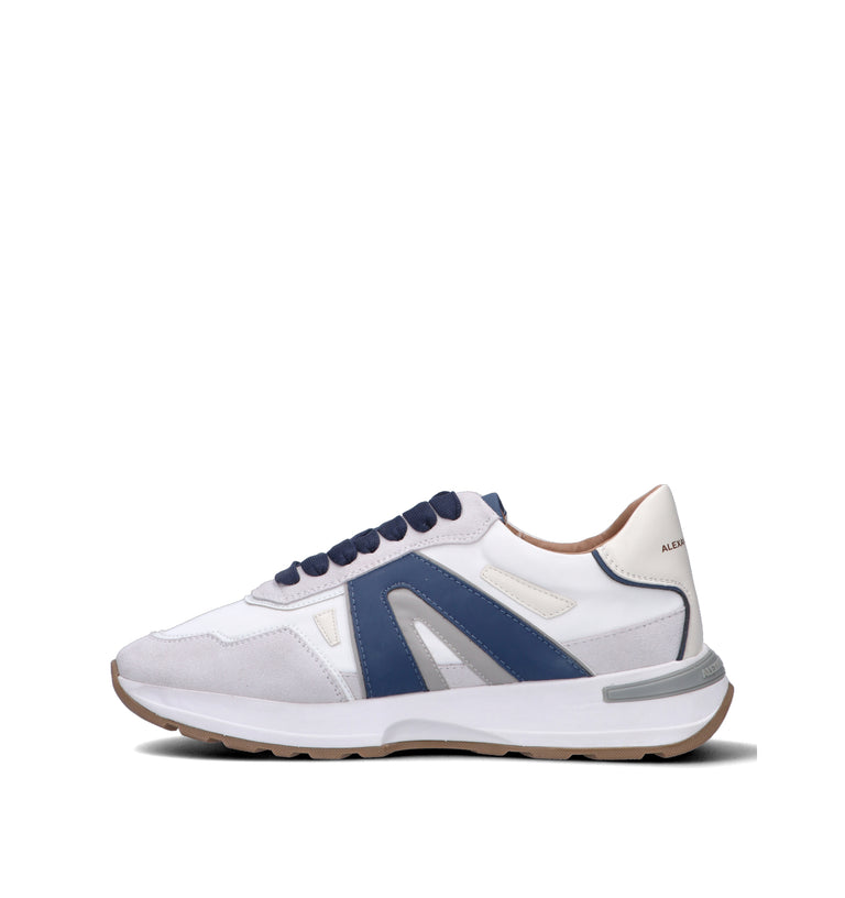 ALEXANDER SMITH Sneaker uomo bianca/blu