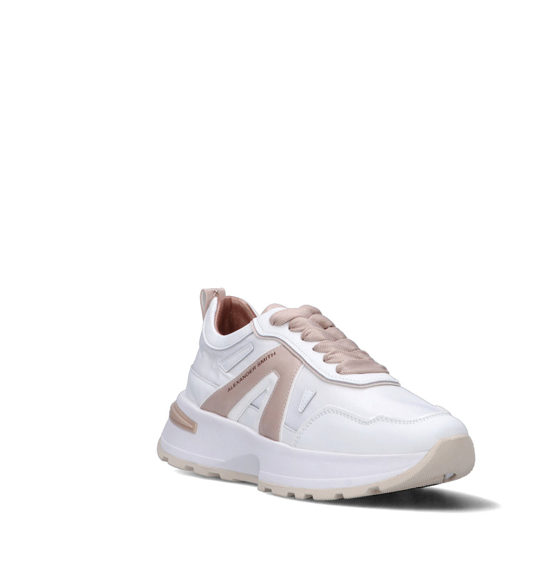 ALEXANDER SMITH Sneaker donna bianca/rosa