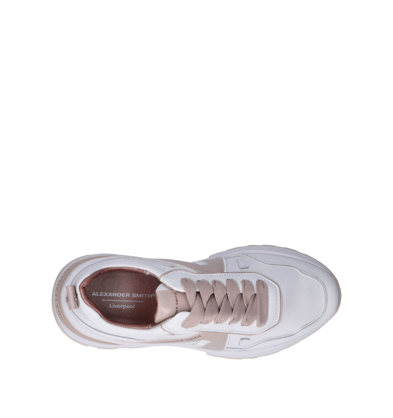 ALEXANDER SMITH Sneaker donna bianca/rosa