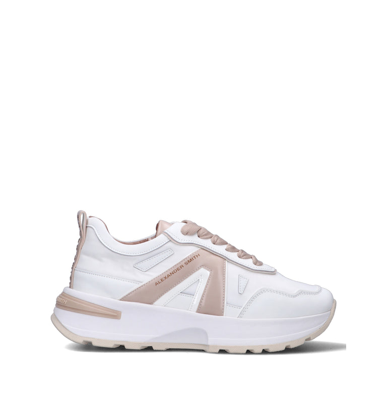 ALEXANDER SMITH Sneaker donna bianca/rosa