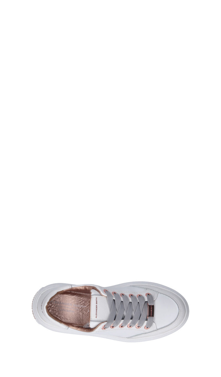 ALEXANDER SMITH Sneaker donna bianca in pelle