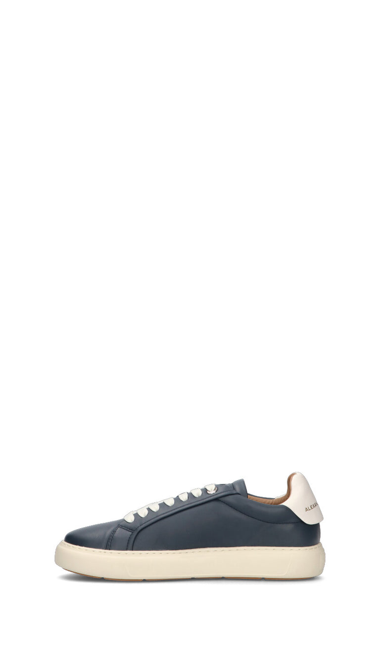 ALEXANDER SMITH Sneaker uomo blu in pelle