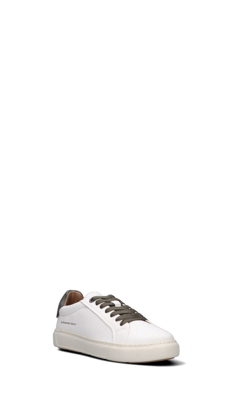 ALEXANDER SMITH Sneaker uomo bianca in pelle
