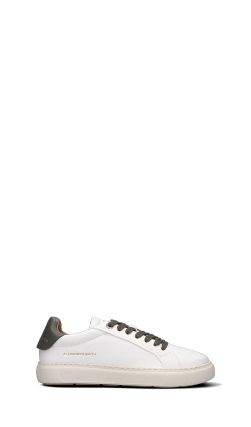 ALEXANDER SMITH Sneaker uomo bianca in pelle
