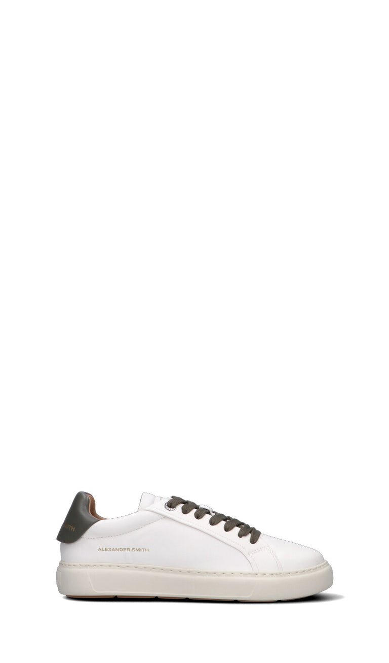 ALEXANDER SMITH Sneaker uomo bianca in pelle