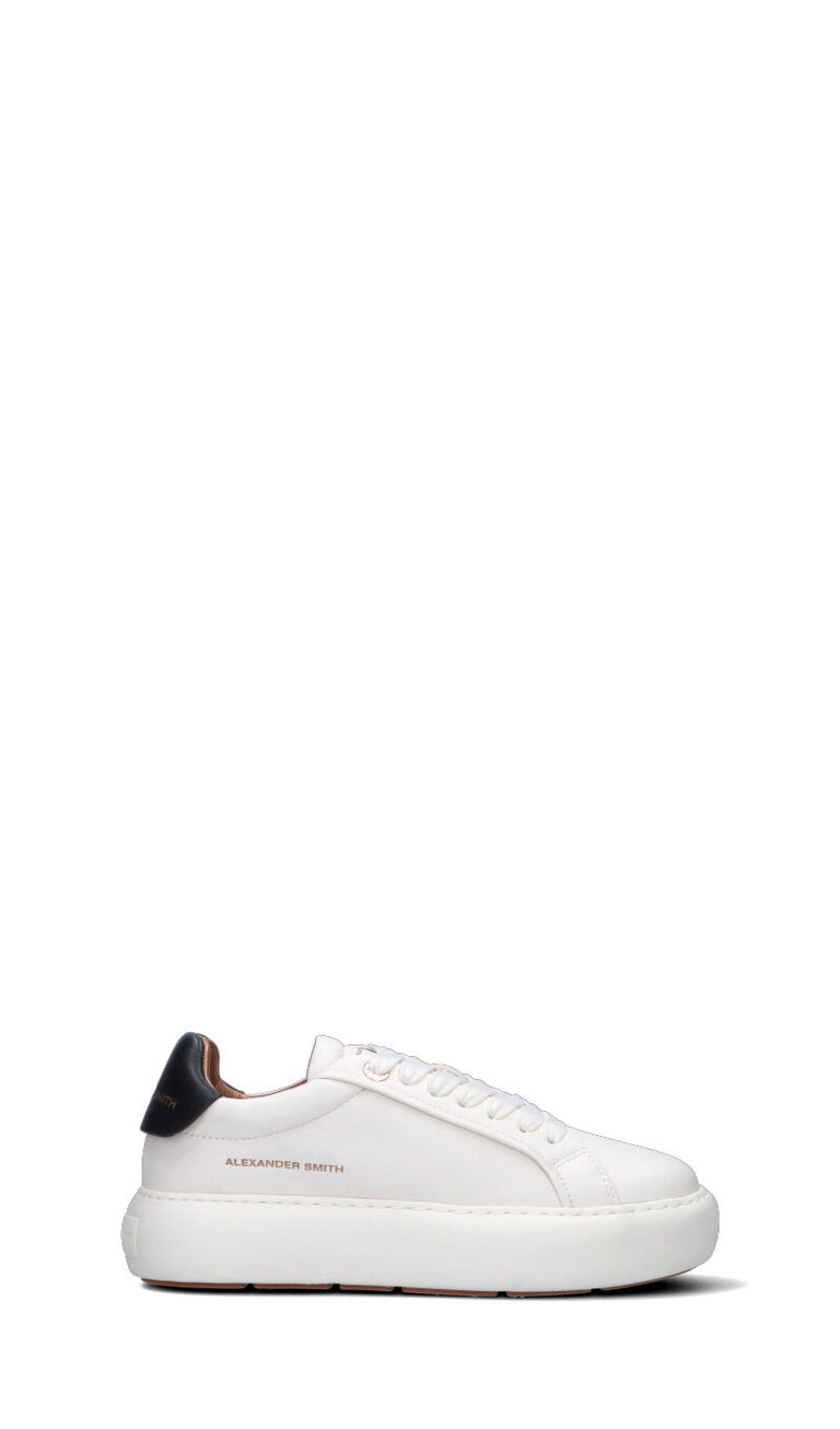 ALEXANDER SMITH Sneaker donna bianca in pelle