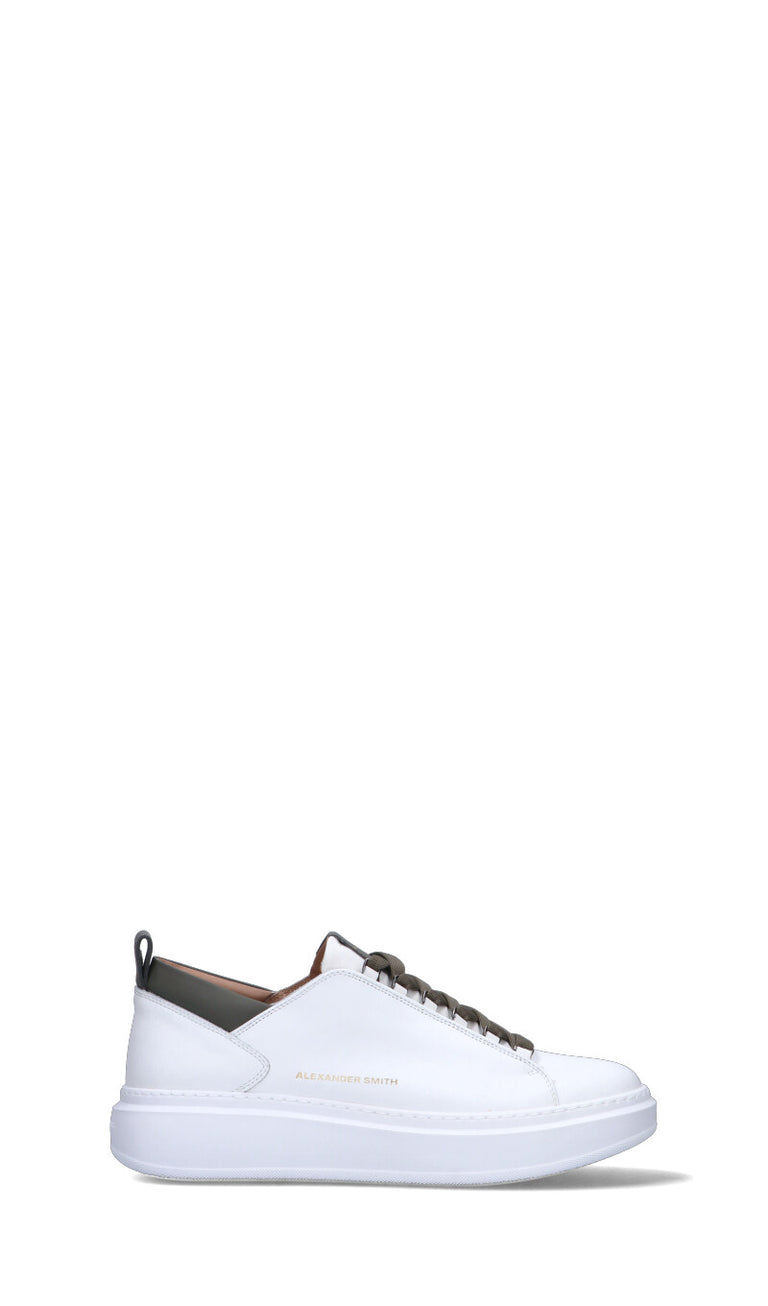 ALEXANDER SMITH Sneaker uomo bianca in pelle