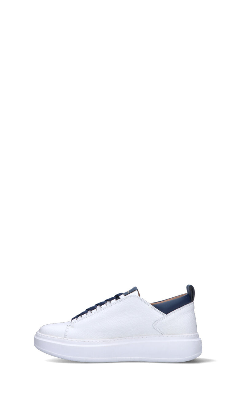 ALEXANDER SMITH Sneaker uomo bianca in pelle