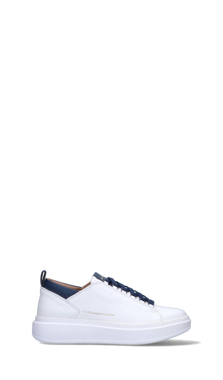 ALEXANDER SMITH Sneaker uomo bianca in pelle