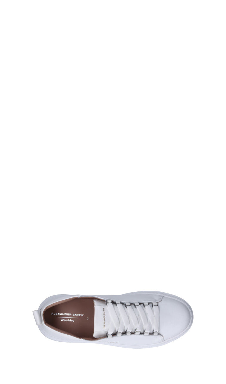ALEXANDER SMITH Sneaker uomo bianca in pelle